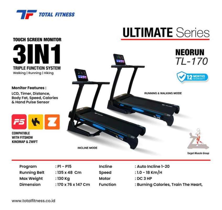 TREADMILL TL-170 ULTIMATE SERIES NEURON